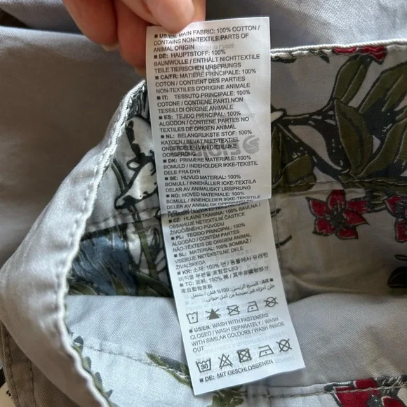 Maloja CharlyM Twill Bike Pants in Light Gray Smoke Size Medium Hiking Outdoors - Picture 11 of 16